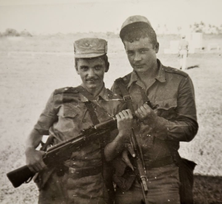 1980. На стрельбах в Алькисаре.