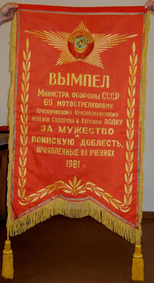 Вымпел Министерства Обороны 1981