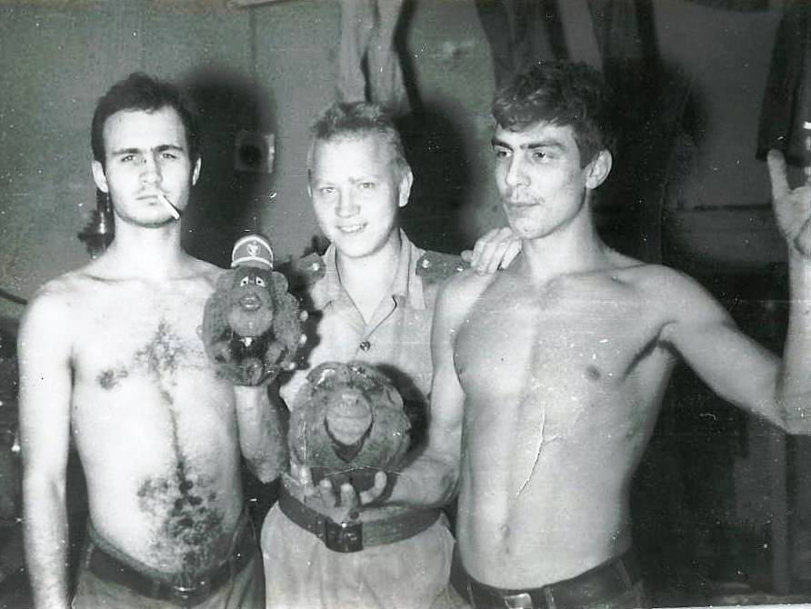В склепе