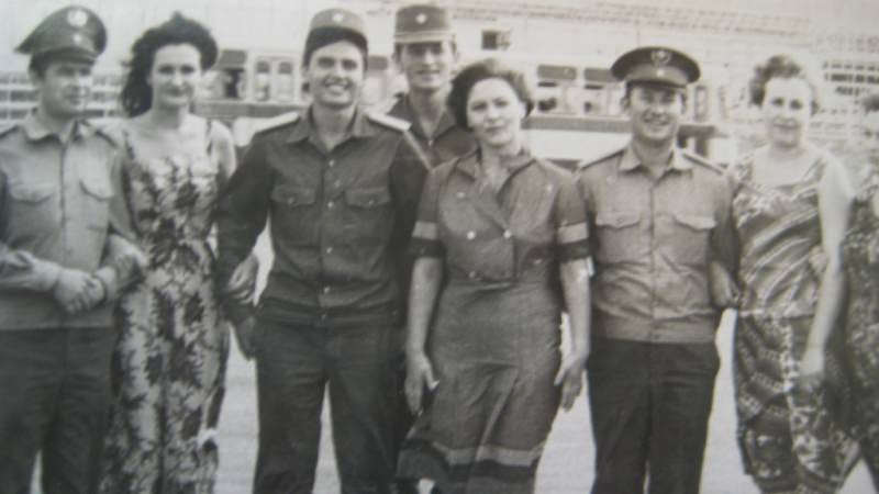 Офицеры бригады в Нарокко. 1979-1981