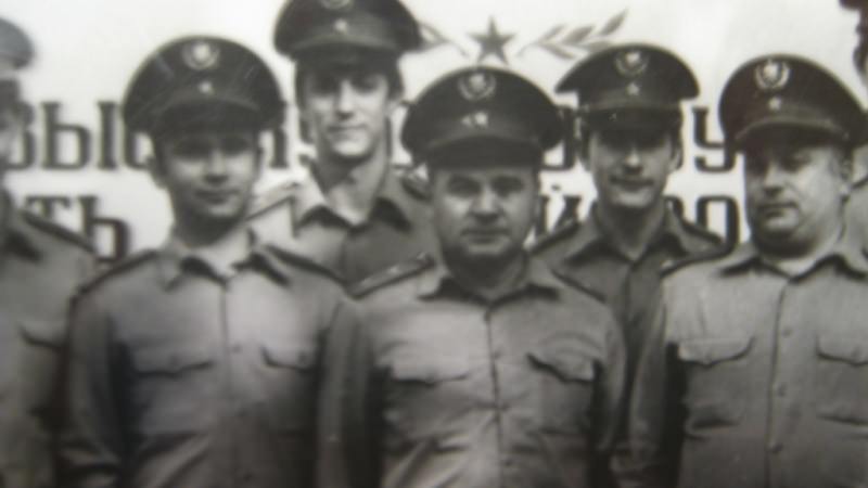 Офицеры бригады в Нарокко. 1979-1981