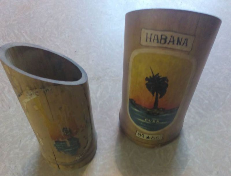 Стаканы из бамбука