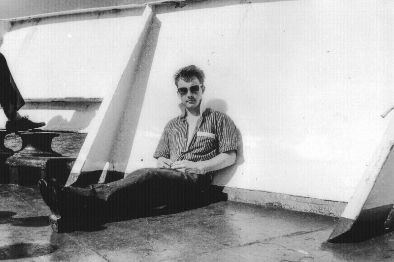 На теплоходе "Алла Тарасова", октябрь 1987