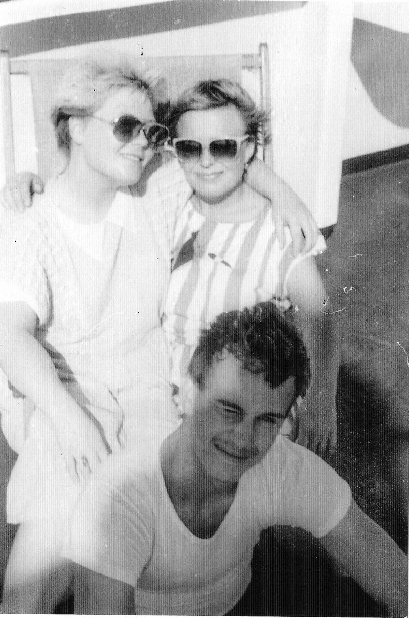 На теплоходе "Алла Тарасова", октябрь 1987